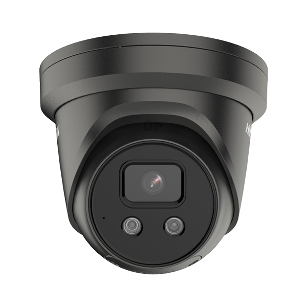 Hikvision DS-2CD2386G2-ISU/SL(2.8mm)/B(C) AcuSense 8MP fixed lens Darkfighter turret camera with IR, built-in speaker and alarm